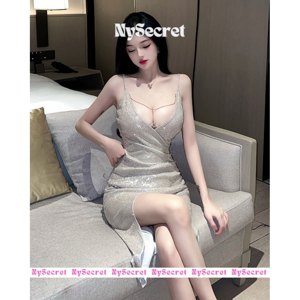 NySecret Sexy Night Dress Blink Party, Women Dress Bodycon night Party, Clubbing Dress, Gaun wanita 