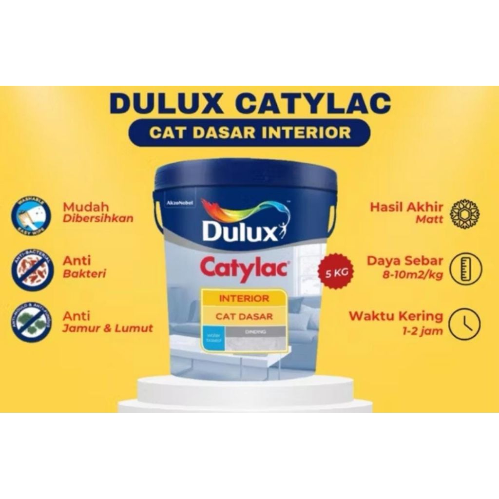 Dulux Catylac Cat Dasar Interior@5kg