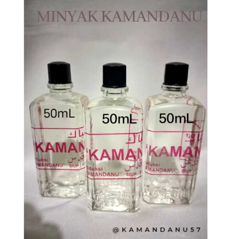 (3 PCS) Paket Murah Minyak Kamandanu Asli Kudus 3Paket 50mL / Minyak Kamandanu Asli Kudus