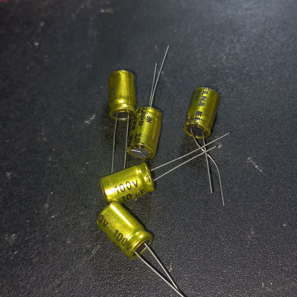 elco 10uf 100V non polar nonpolar NP bipolar BP elko 10 uf 10uf/100v original