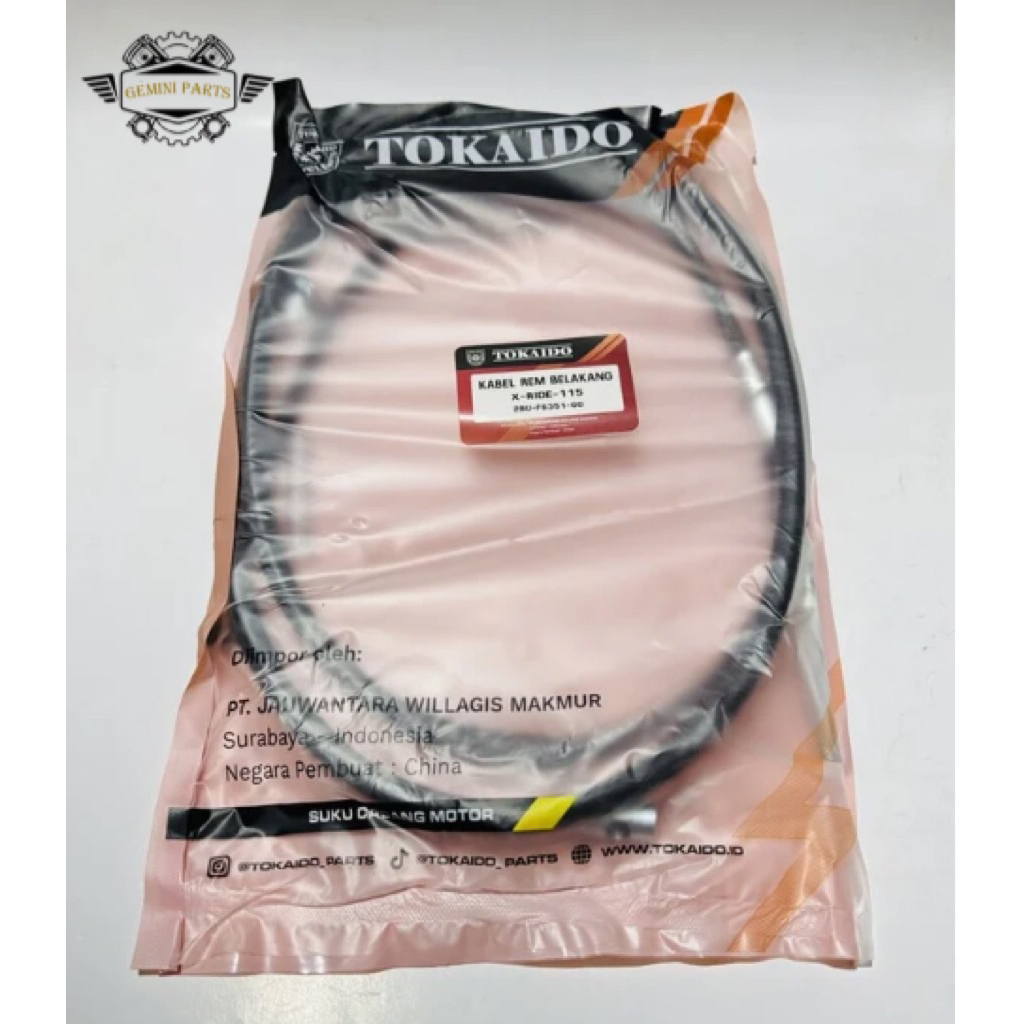 KABEL TALI REM BELAKANG XRIDE X RIDE 115 TKD TOKAIDO
