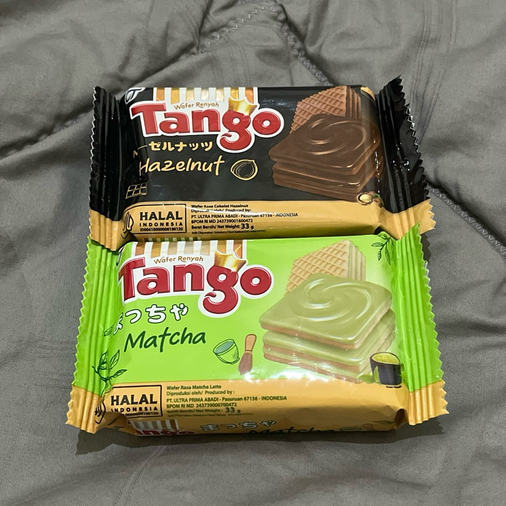 Tango Wafer Premium Varian Hazelnut Matcha 33gr 33 gr / TANGO WAFER 110g / Wafer Tango Choco Javamoc