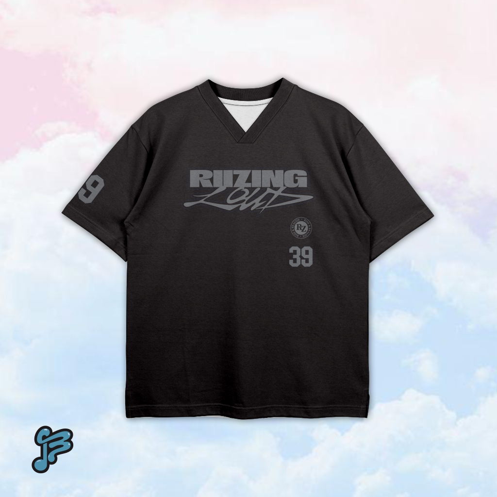 RIIZE RIIZING LOUD World Tour Jersey Boxy Fit Unisex Oversize Streetwear Full Printing