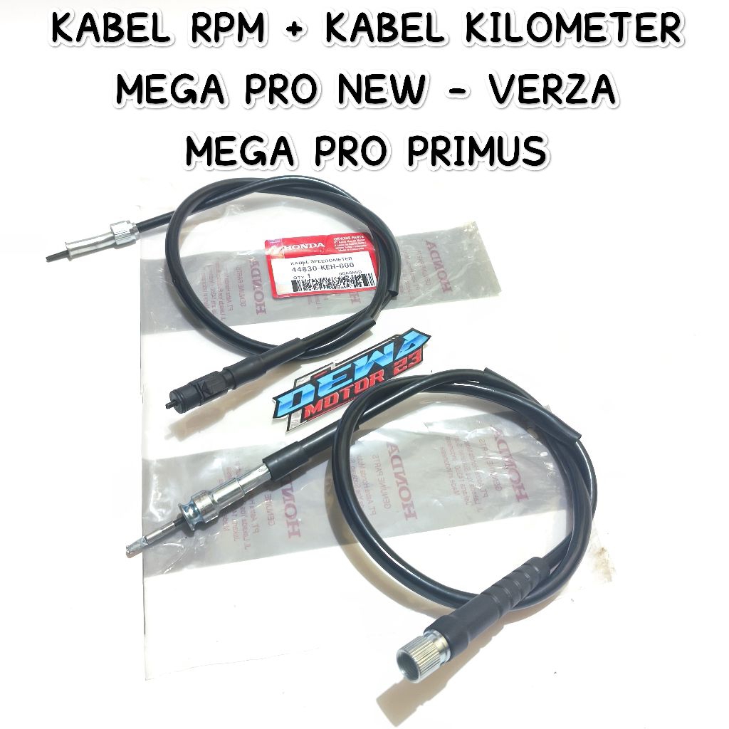 KABEL TALI RPM + KABEL SPEDOMETER SPIDOMETER MEGAPRO NEW PRIMUS VERZA