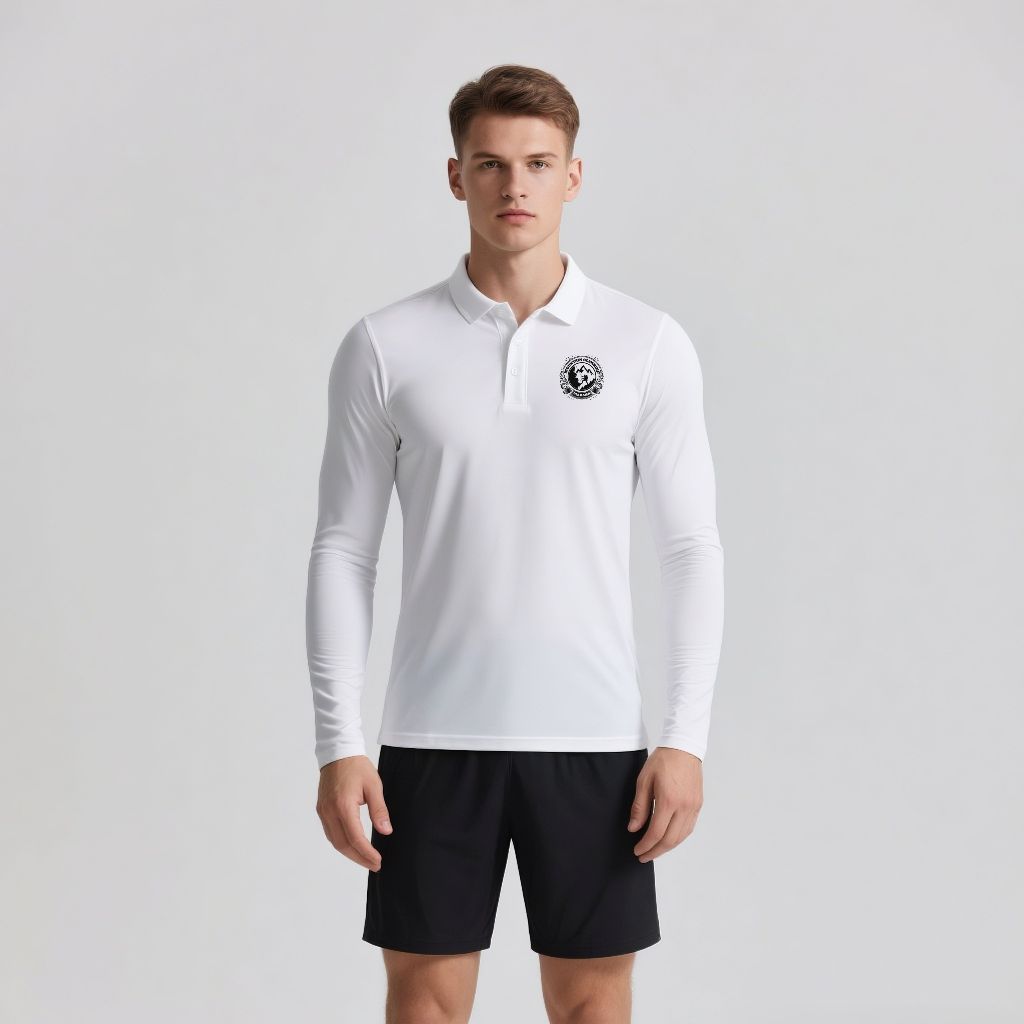 Madaha Polo shirt Dry Fit Kaos Kerah Lengan Panjang Jersey Olahraga Mountain Climbing Maven