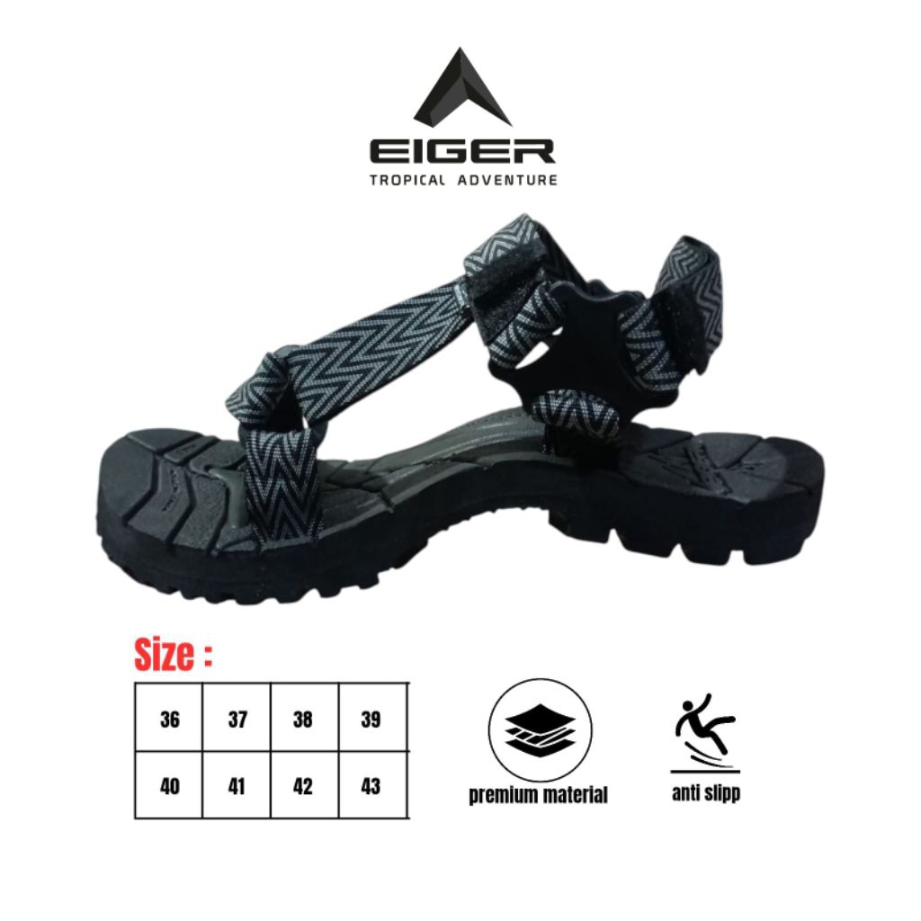 Sendal_Eiger Gunung Motif Original Pria/Wanita