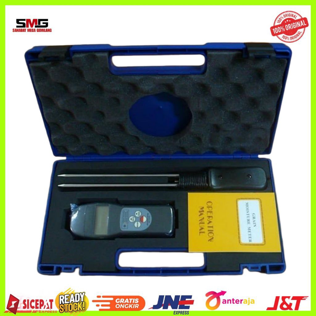 Moisture Meter MC-7825G Landtek Kadar Air Kopi Kakao Cengkeh MC7825G MC 7825 Tester Gauge Monitor Ke