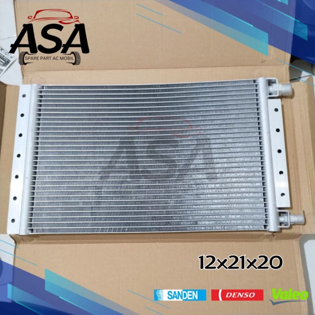 Condensor Kondensor Ukuran Universal 12x21x20 Multiflow Ac Mobil