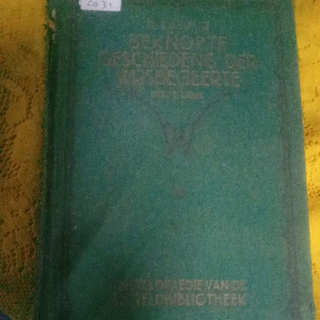 buku BEKNOPTE GESCHIEDENIS DER WIJSBEGEERTE C031