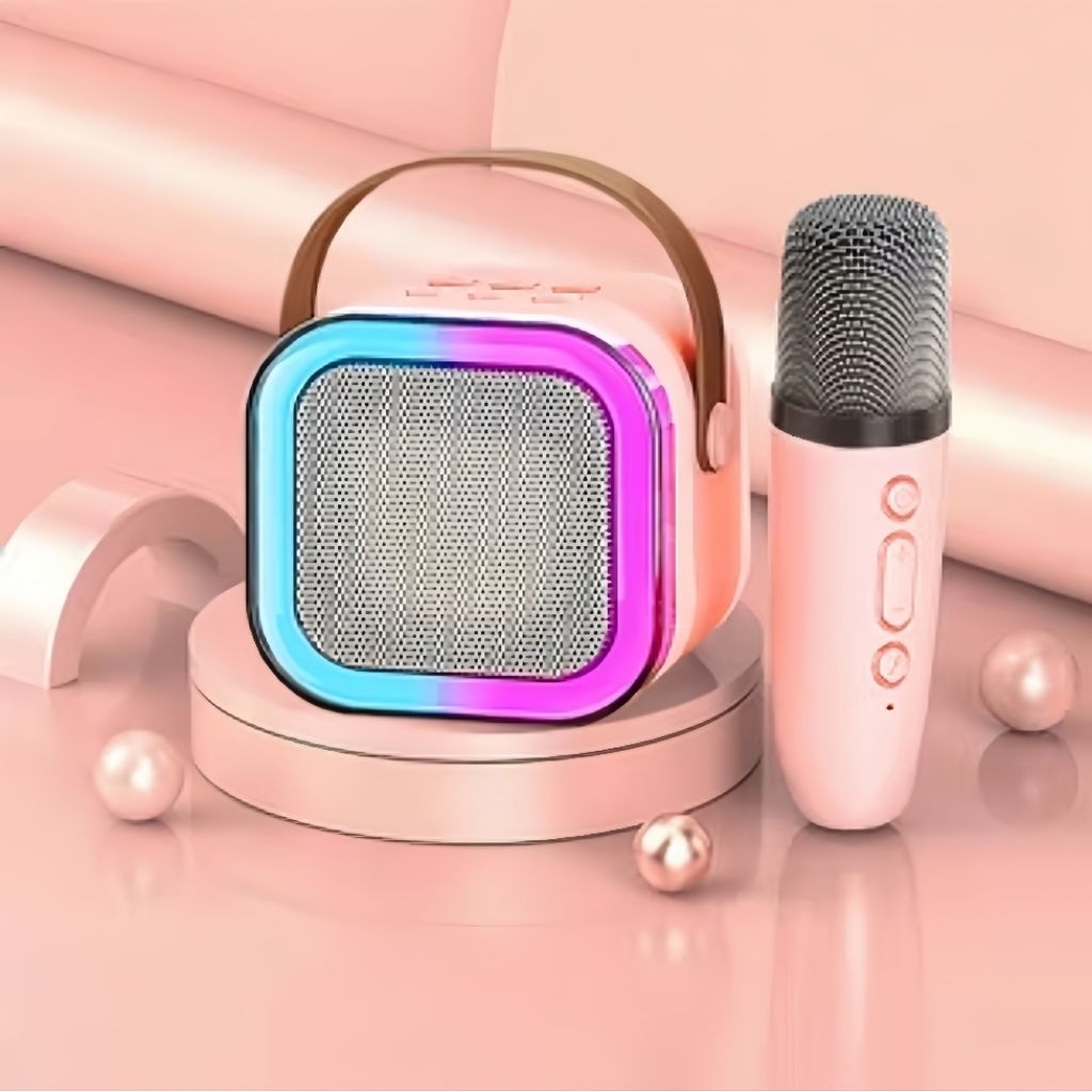 Speaker Bluetooth karoke 1 Mic Mini Portable