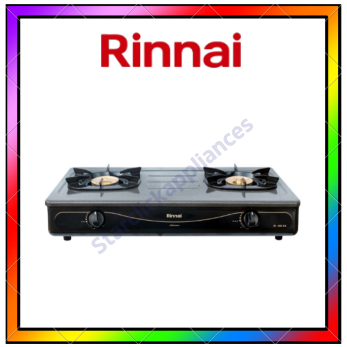 RINNAI KOMPOR GAS RI-602 AG / RI 602 AG / RI602AG [2 Tungku]