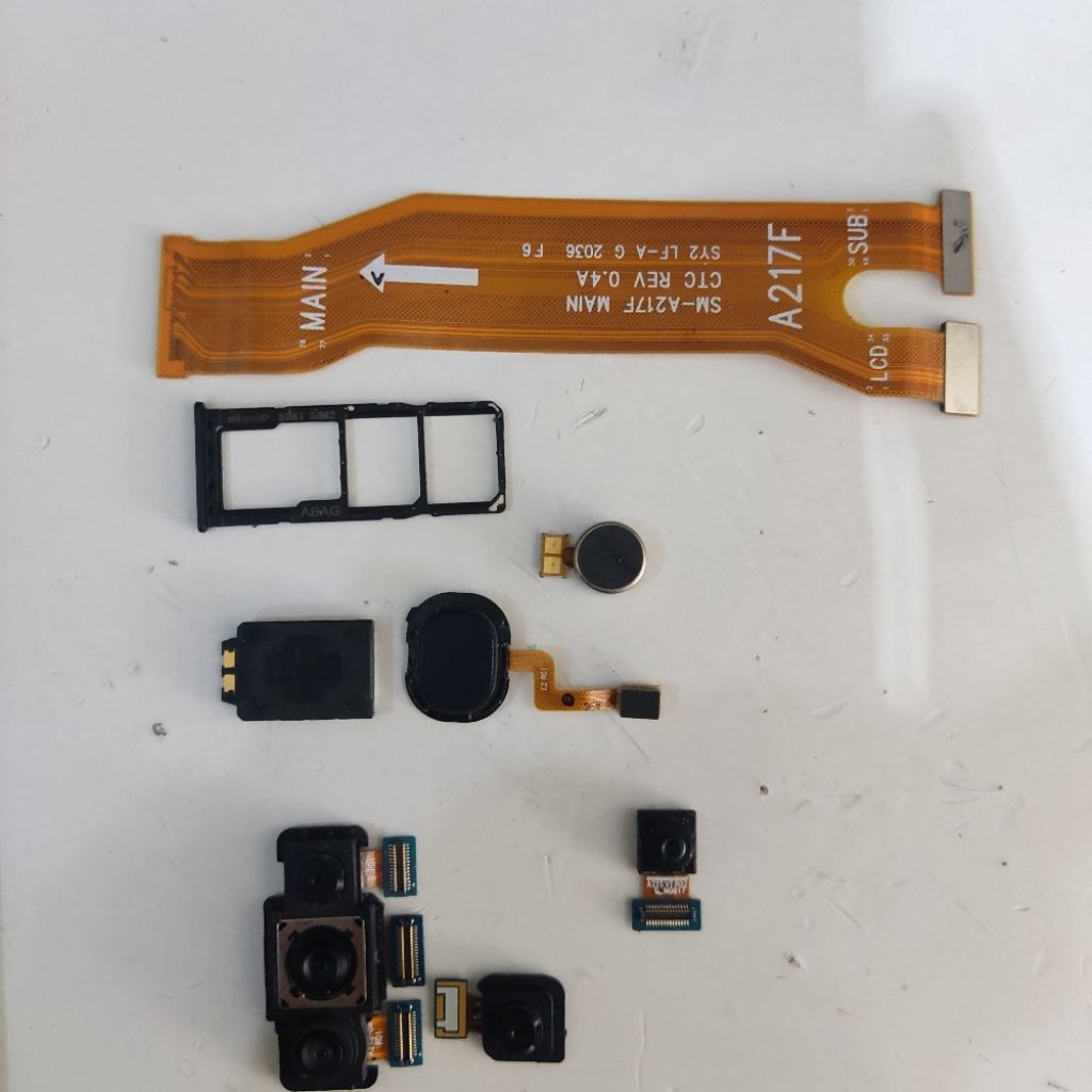 Fleksibel charge lcd fingerprint getar Samsung A21s