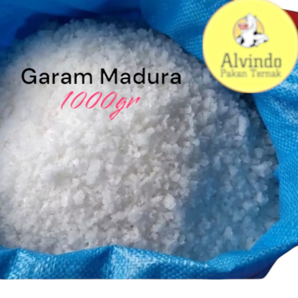 1Kg GARAM MADURA-GARAM KASAR-KROSOK-GARAM IKAN-NACL