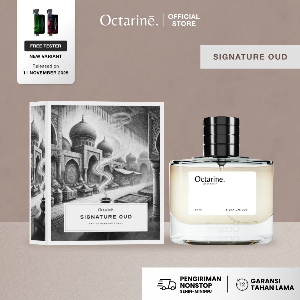 Octarine - Signature Oud Parfum Wanita Aroma Woody Powdery