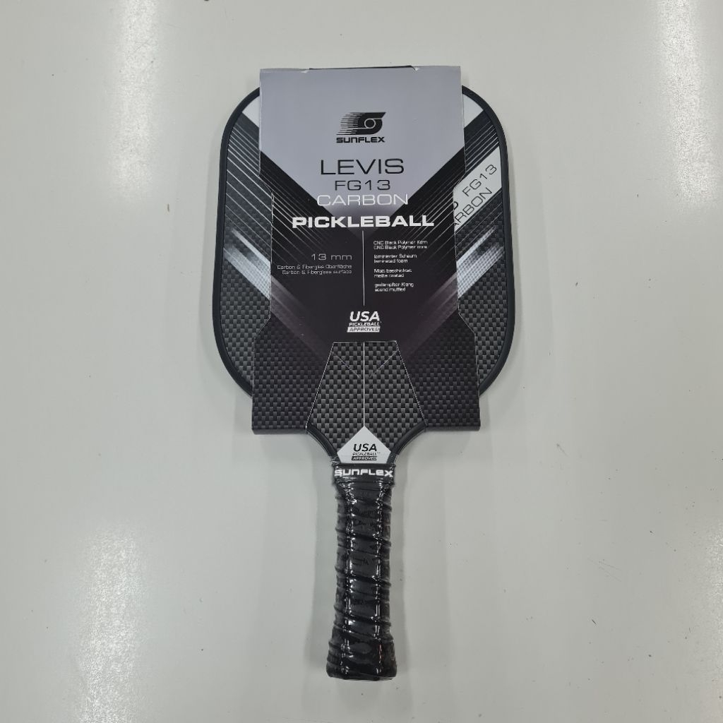 Raket pickleball sunflex Levis FG13 carbon fiberglass original racket reket pickle ball pikel pikelb