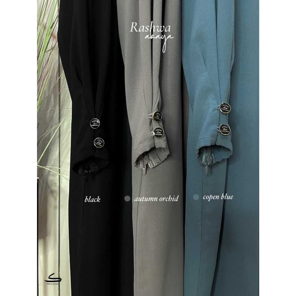 RASHWA ABAYA ONLY KAFFAH BY ZEEAUDREY