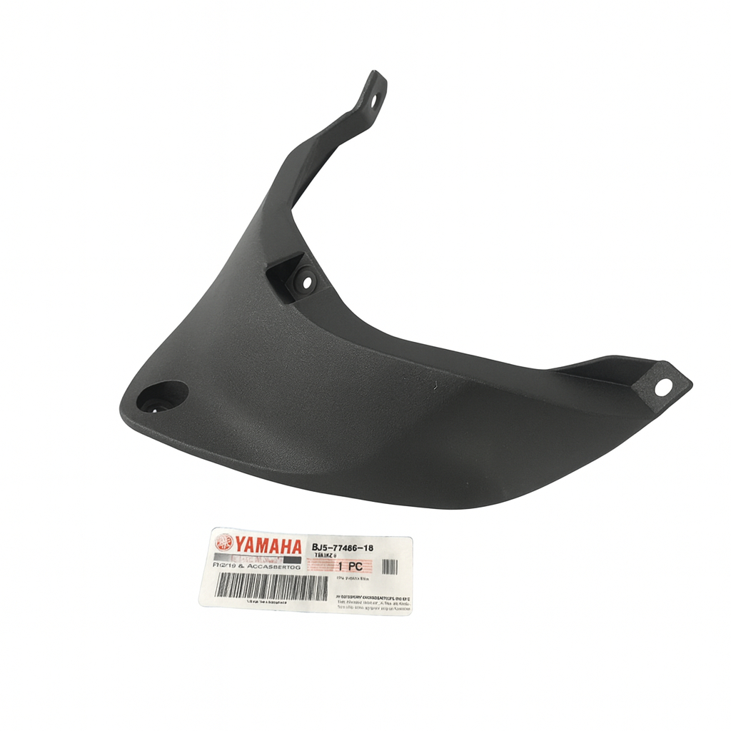 Cover Sambungan Tutup Mesin Bawah Jok Yamaha Fino 125 Coklat Brown Original BJ8-F7486-10 ASLI-RPMSEM