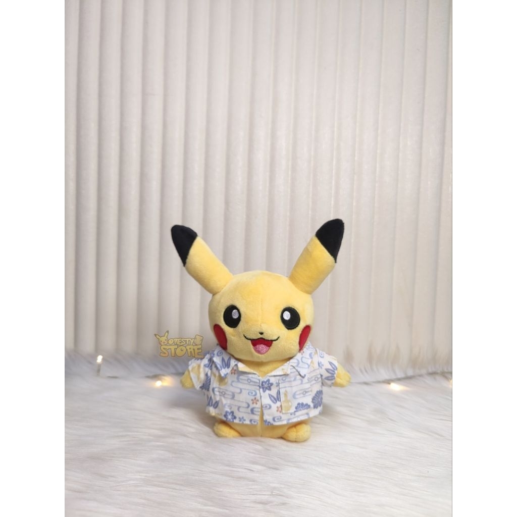 Boneka Pokemon Pikachu Kariyushi Wear Okinawa - Pokemon Center