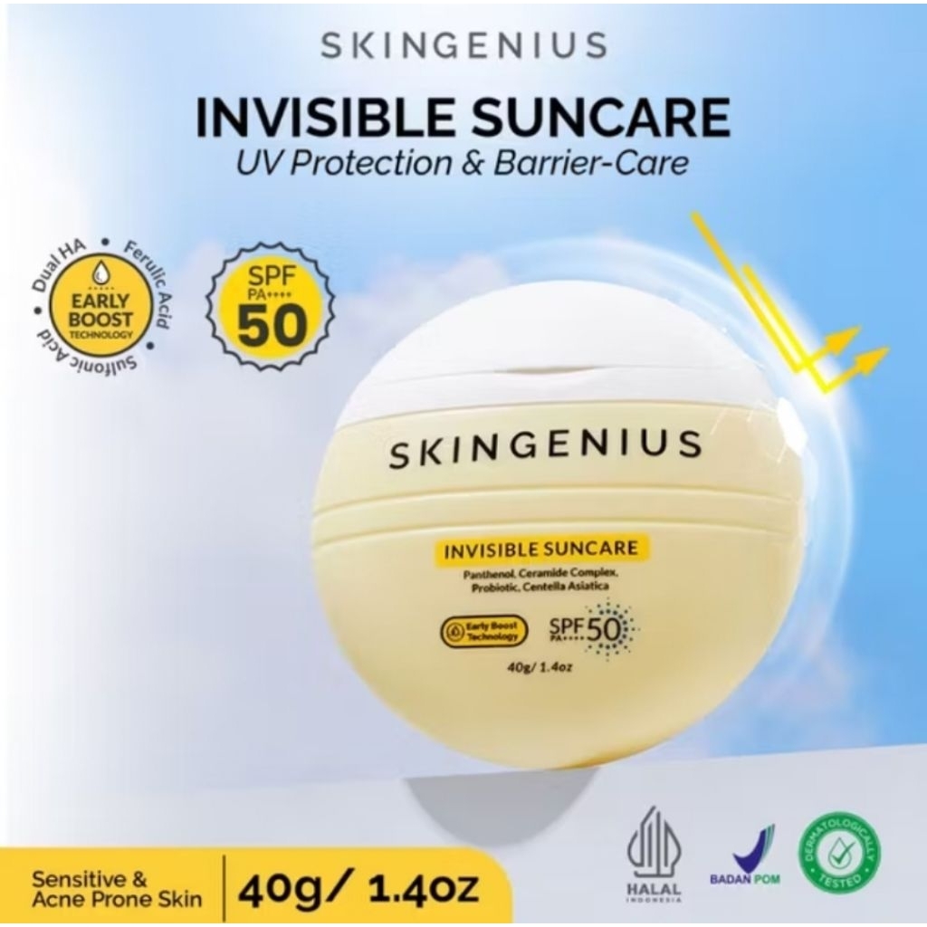 SKINGENIUS INVISIBLE SUNCARE SPF 50PA+++
