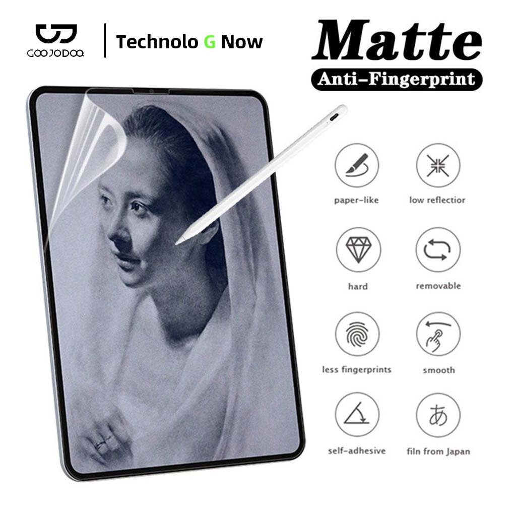 GOOJODOQ Screen Protector for iPad Pro 11 12.9 10th 9th 8th 7th 6th Gen 10.2 inch Air 4/5/3/2 Mini 6