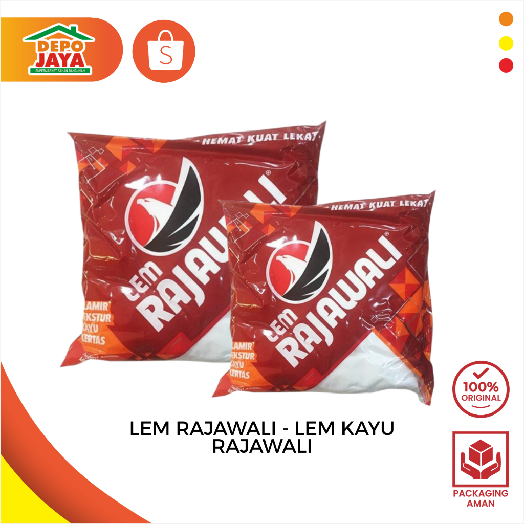 LEM RAJAWALI KANTONG MERAH  - LEM KAYU RAJAWALI LEM PUTIH SERBAGUNA