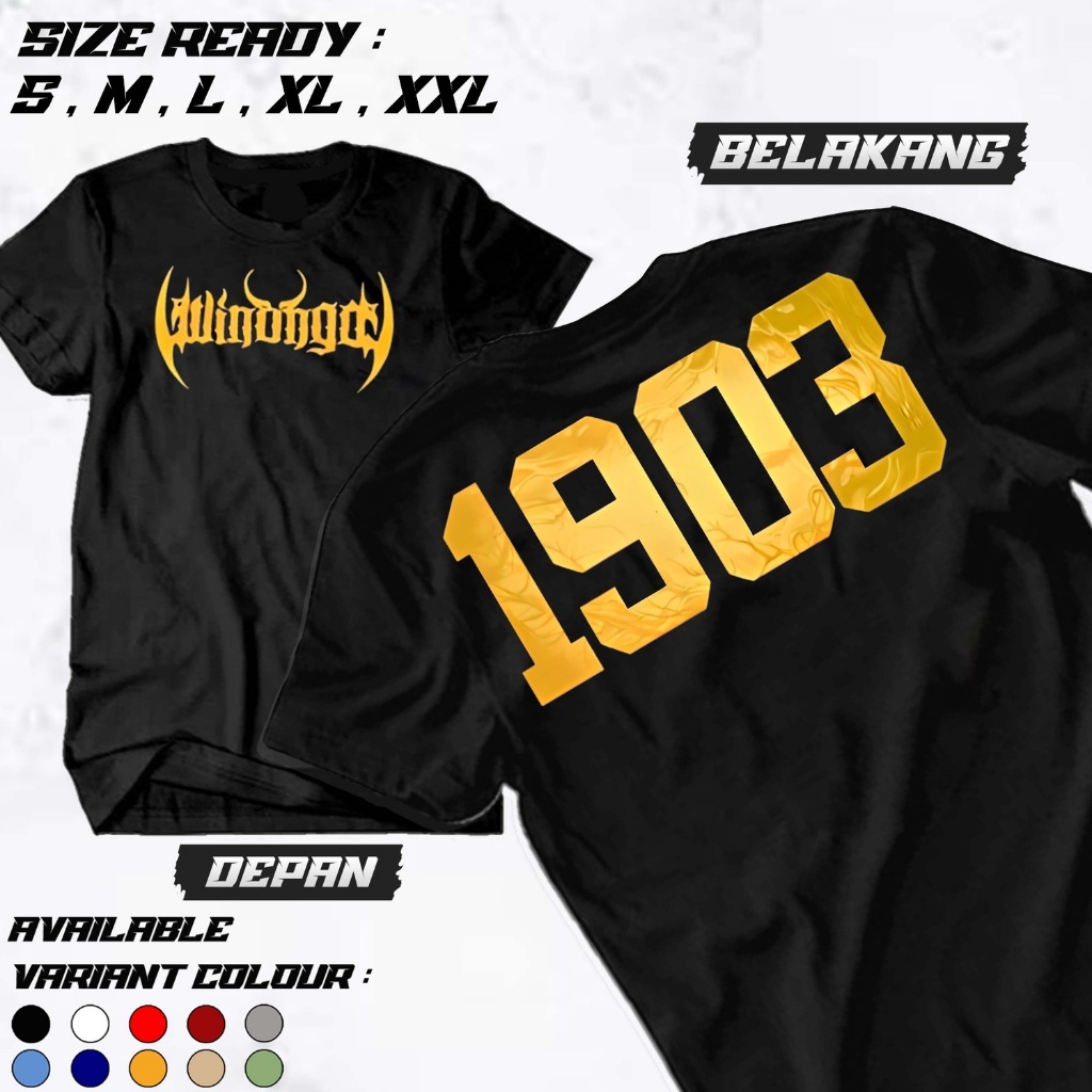 Kaos Winongo 1903 Gold Simpel Terbaru - Kaos Pshw - Kaos SH Winongo - Kaos Pria Wanita - Kaos Distro