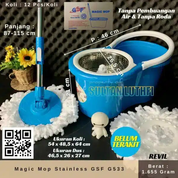 Magic Mop Stainless GSF G533