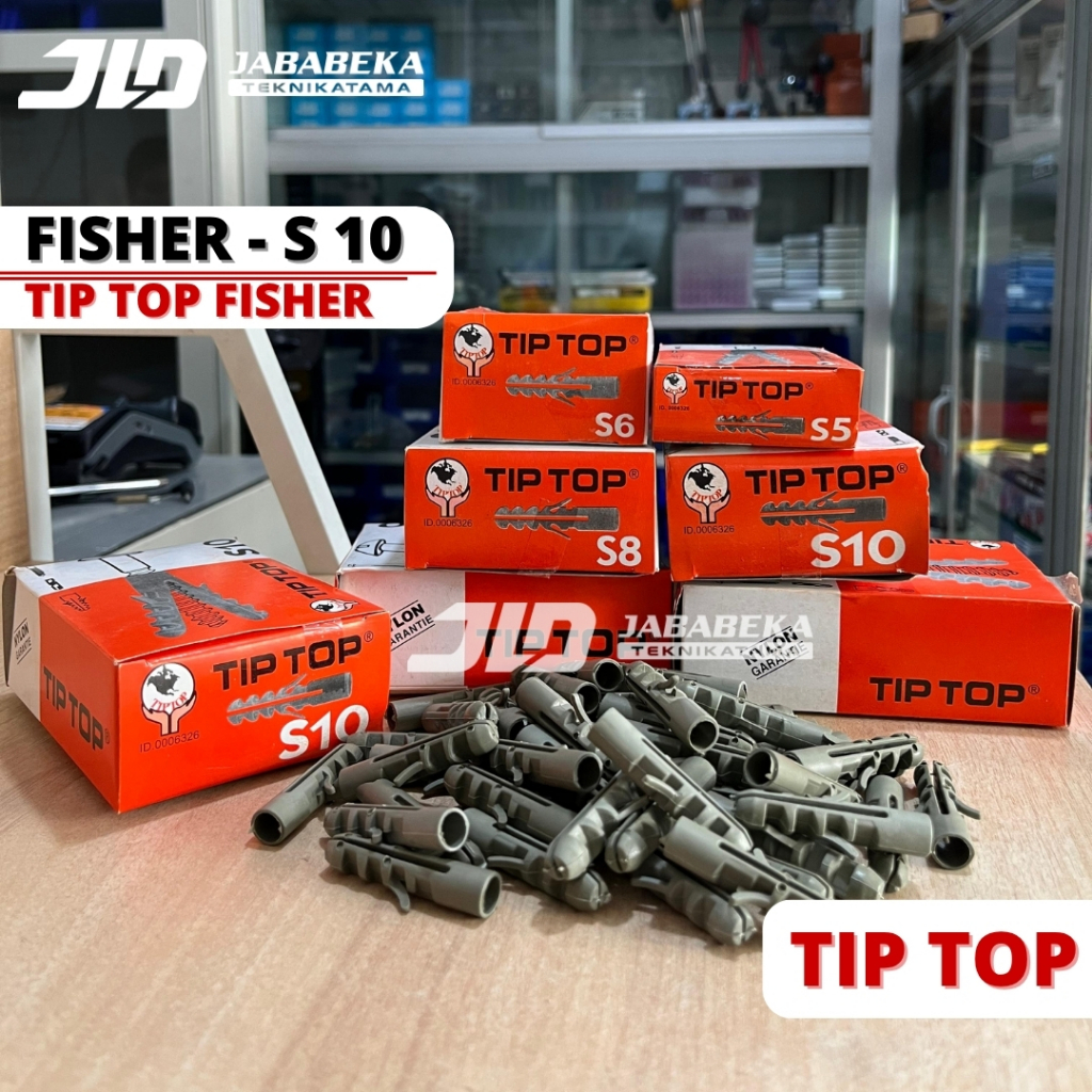 Fisher S10 | Fisher Tip Top S10 Tiptop Pengencang Sekrup / Pengait Sekrup Tembok