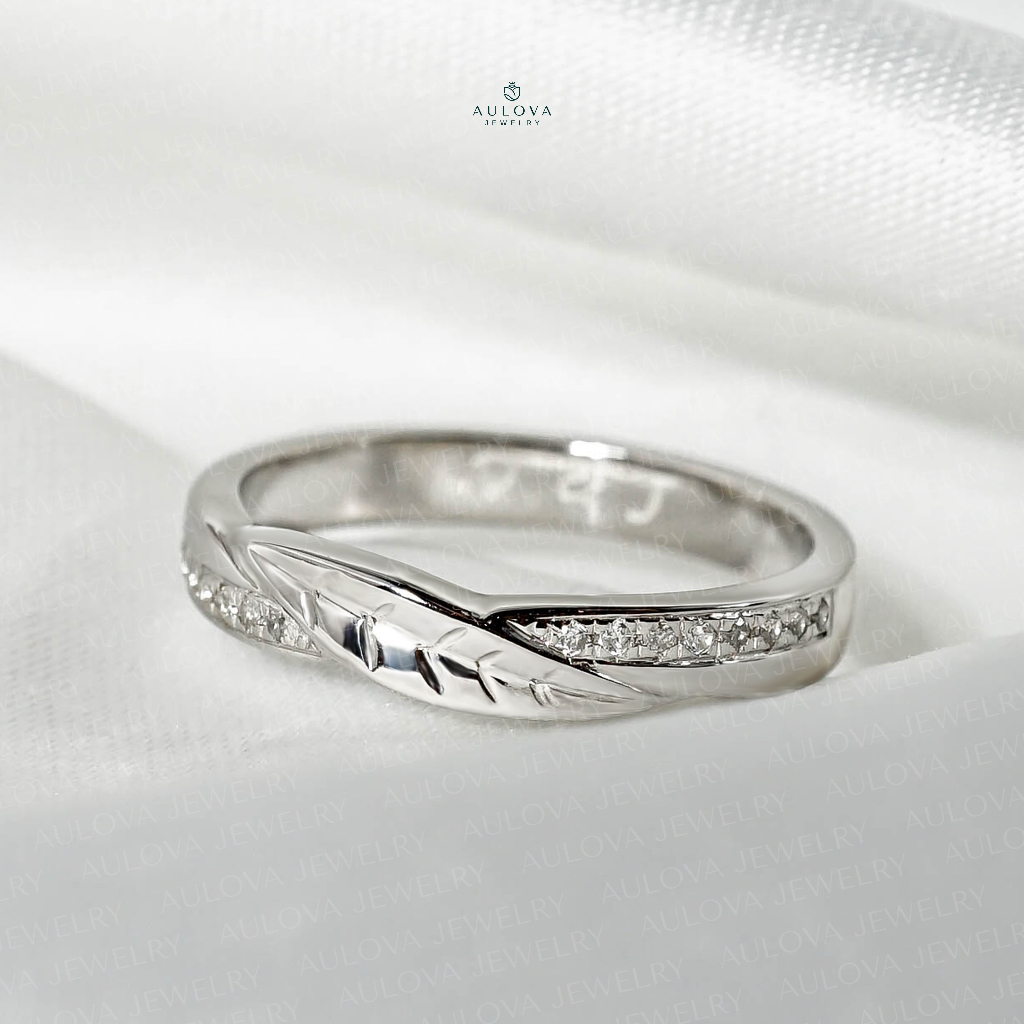 CINCIN NIKAH LAMARAN PLATINUM & EMAS PUTIH REE BOX