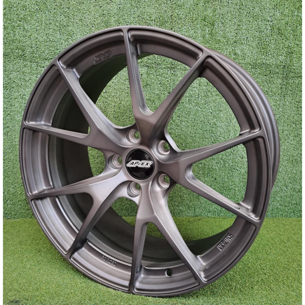 Velg Mobil FJ08 19x9.0/10 PCD 5x120 ET 30/40 Matt Full Brush Grey
