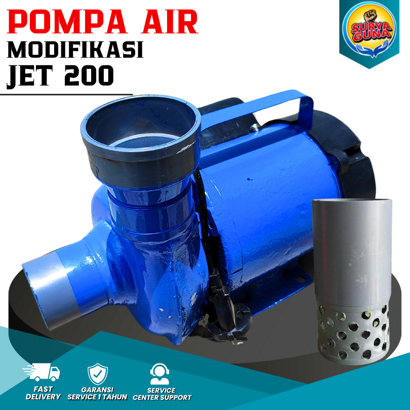 Jual Pompa Air Kolam Ikan Surya Guna Pompa Air Modifikasi JET 200
