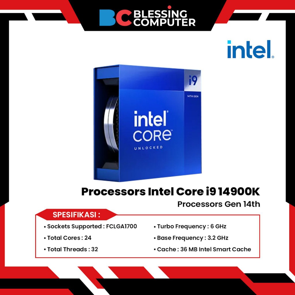 Processors Intel Core i9 14900K / Processors Gen 14th