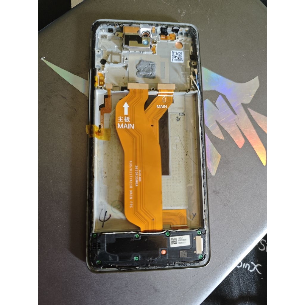 Frame bazel MI 11T MI 11T PRO ASLI COPOTAN BUKAN LOKAL buat tatakan LCD MESIN dan lainnya