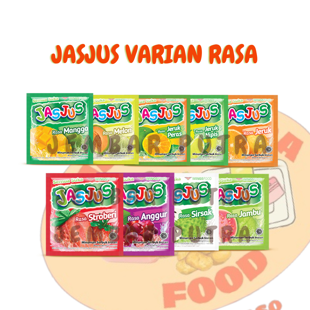 JasJus Minuman Rasa Buah All Varian [10 sachet]