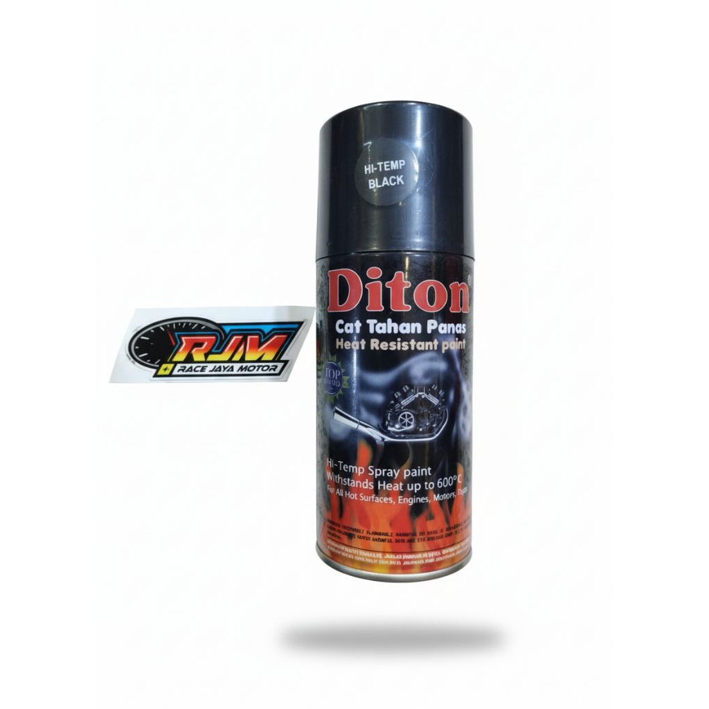 CAT PILOX DITON HI TEMP CAT TAHAN PANAS WARNA HITAM 100% ORIGINAL