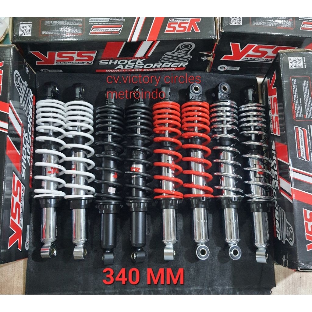 SHOCK BREKER YSS TOP PLUS / TOP PRIMA . 340 MM . SUPRA / SUPRA 125 . KARISMA . SHOCK YSS ORIGINAL