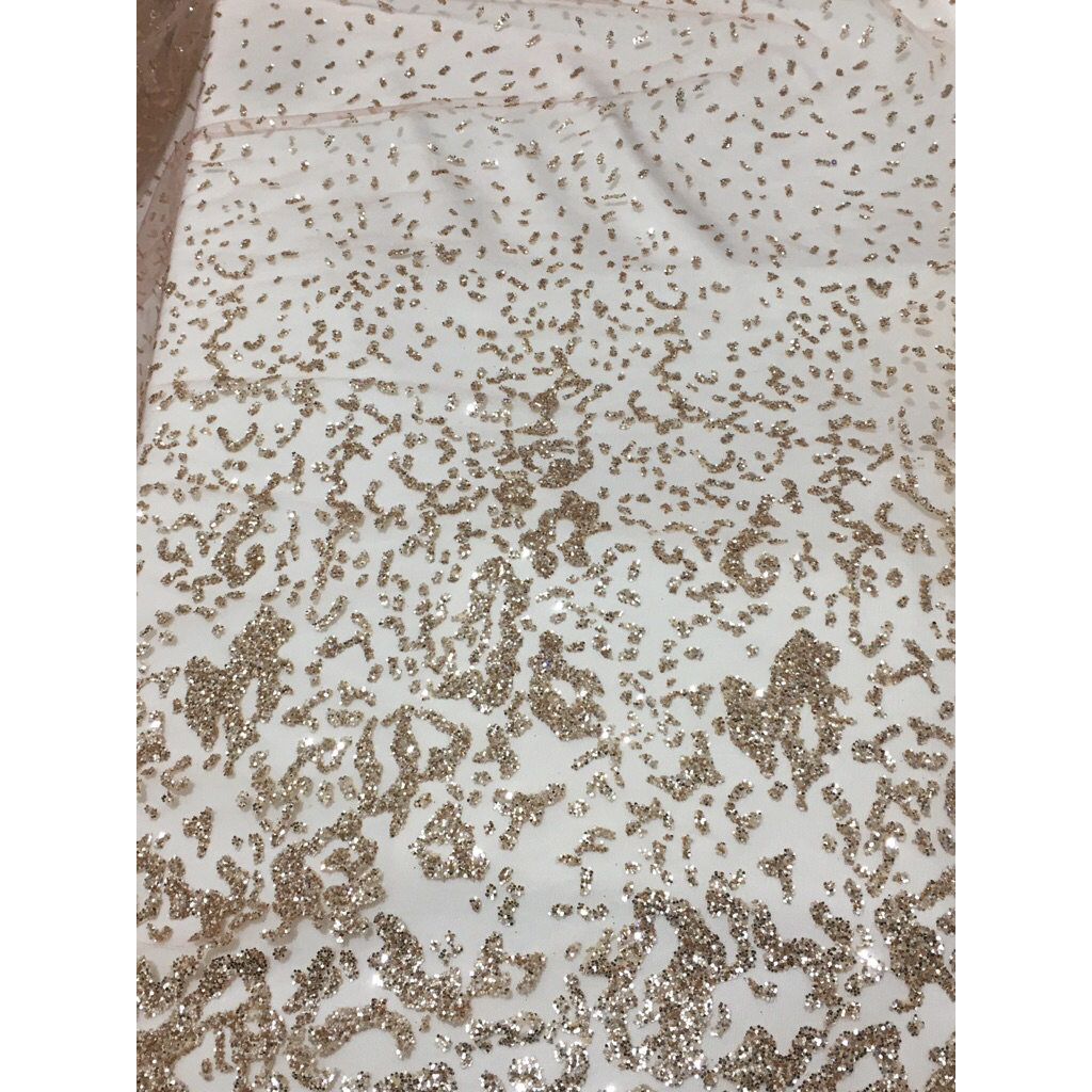 Harga (0.5) meter | Kain Tulle glitter | Tile glitter | tile glitter mewah