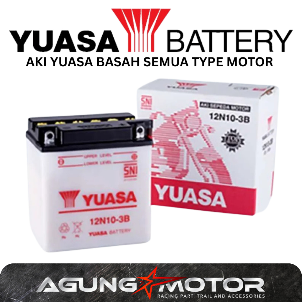 Aki Yuasa Basah Semua Type Motor Binter Tiger Thunder Rk x Gl Win Original