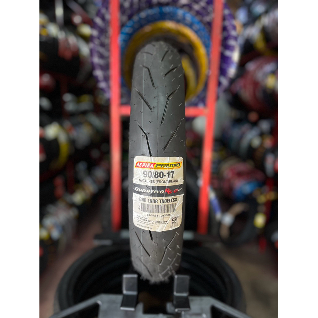 ban Aspira Sportivo RS01 90/80-17 100/80-17 tubeles softcompound ban balap ban donat ban tubeles ban