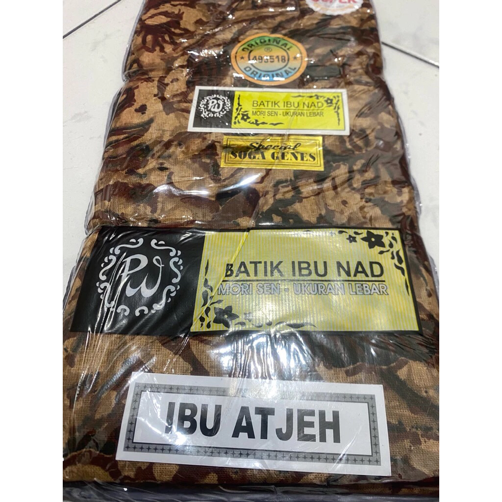 Kain panjang batik halus IBU NAD Morisen Ibu Atjeh Original