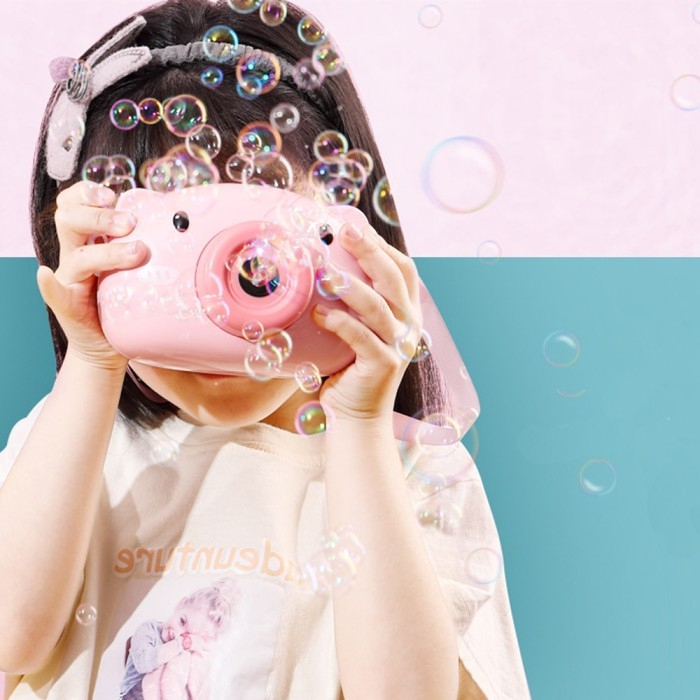 KAMERA BALON MAINAN ANAK CAMERA BUBBLE ELEKTRIK CAIRAN BUBBLE BUBBLE SABUN BALON