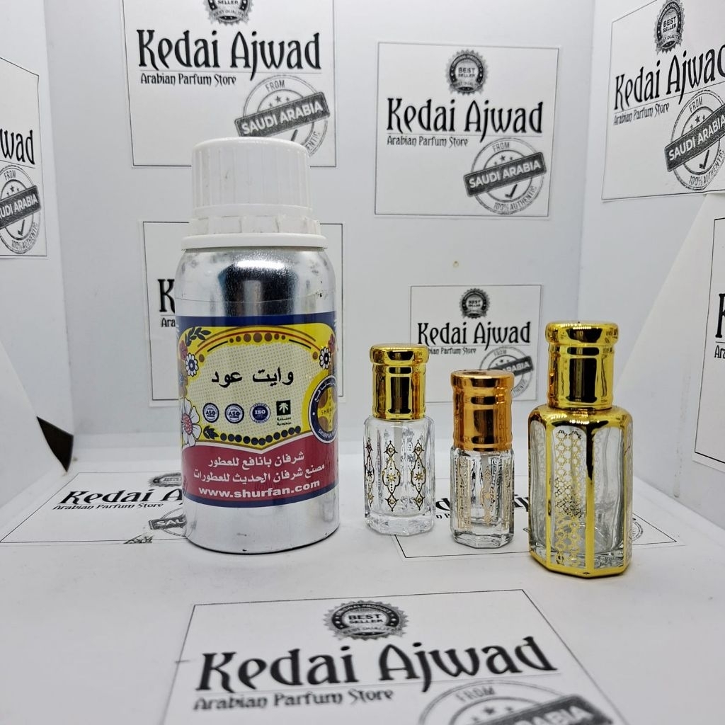 White Oud Shurfan Banafa | Parfum White Oud BIBIT MURNI 100 % By Shurfan Banafa