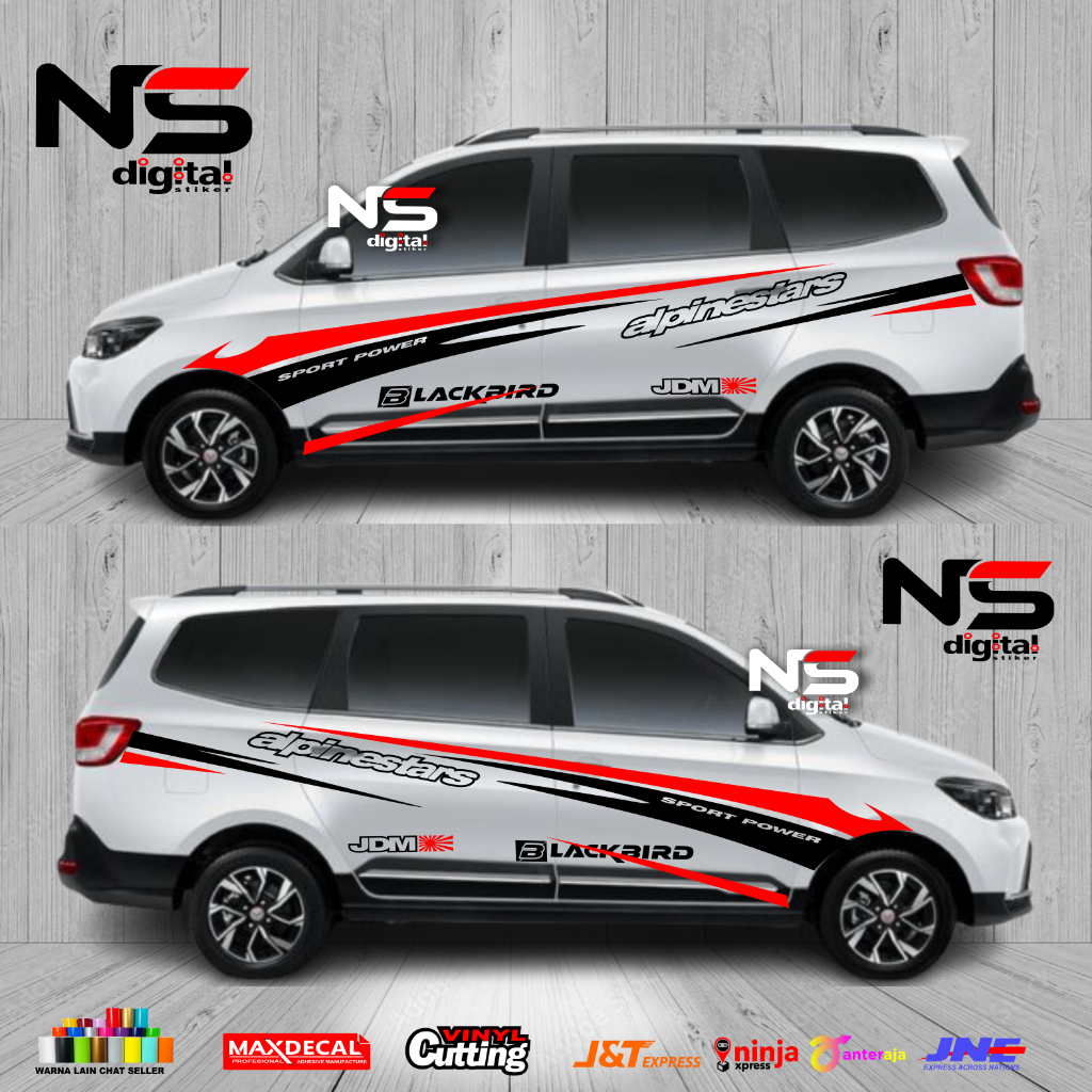 Stiker Mobil Wuling Confero Sticker Cutting Wuling Confero Terbaru