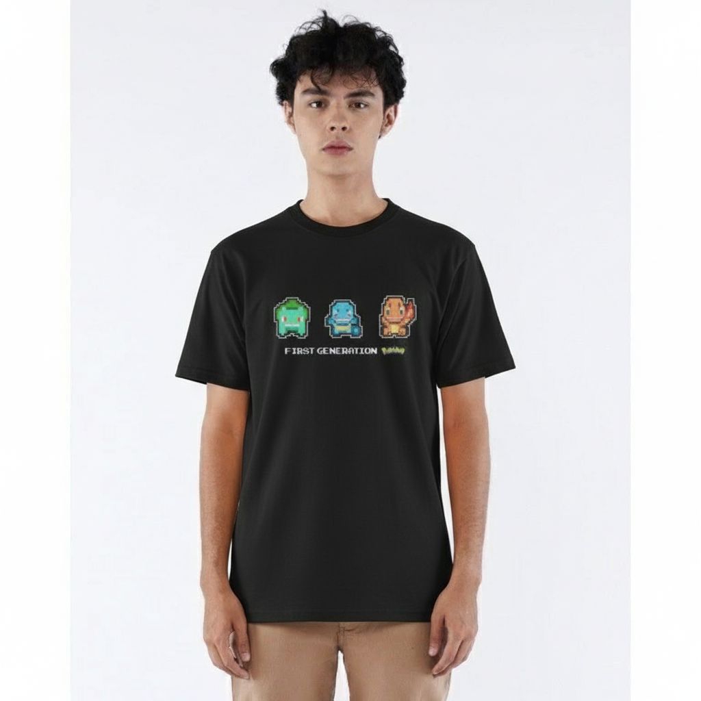 Arigo T-Shirt Gaming Pokemon 8-Bit