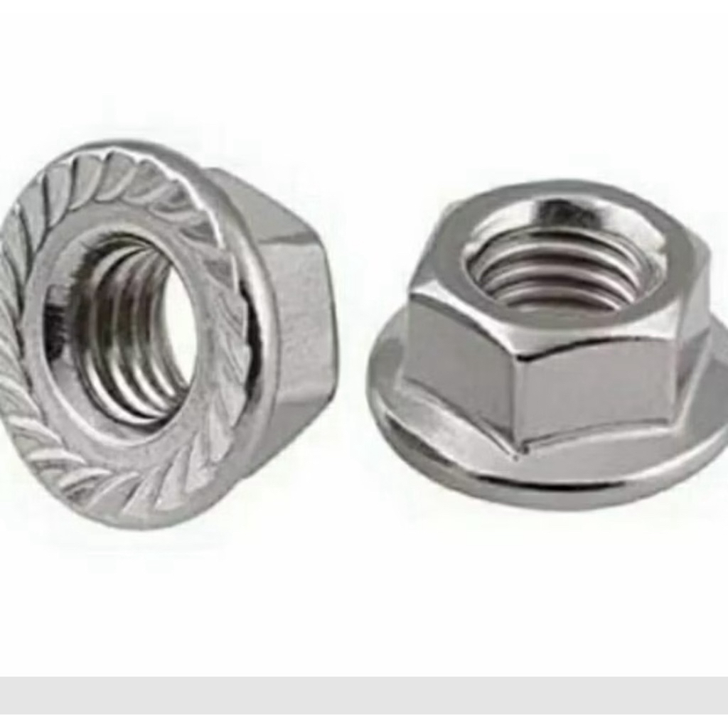 Mur flange stainless M10 pitch 1,25