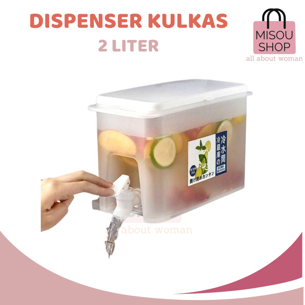 DISPENSER KULKAS tempat penyimpanan dispenser air dingin / juice