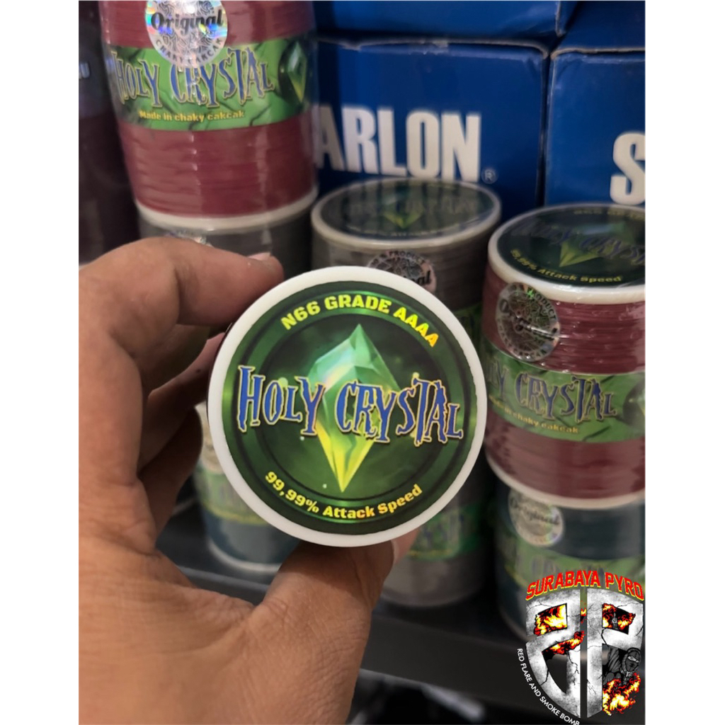 Senar Gelasan Holy Crystal Bahan N66 020 Grade A4 2000 Yard Super Tajam