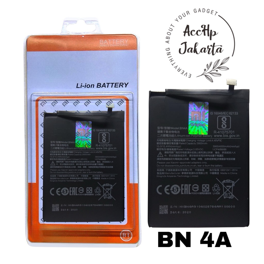 Baterai Batre Redmi Note 7 BN 4A Original Batrei Batrai Redmi Note7 BN4A