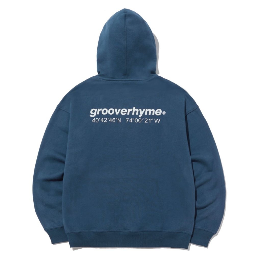 Groove Rhyme Hoodie Light Navy