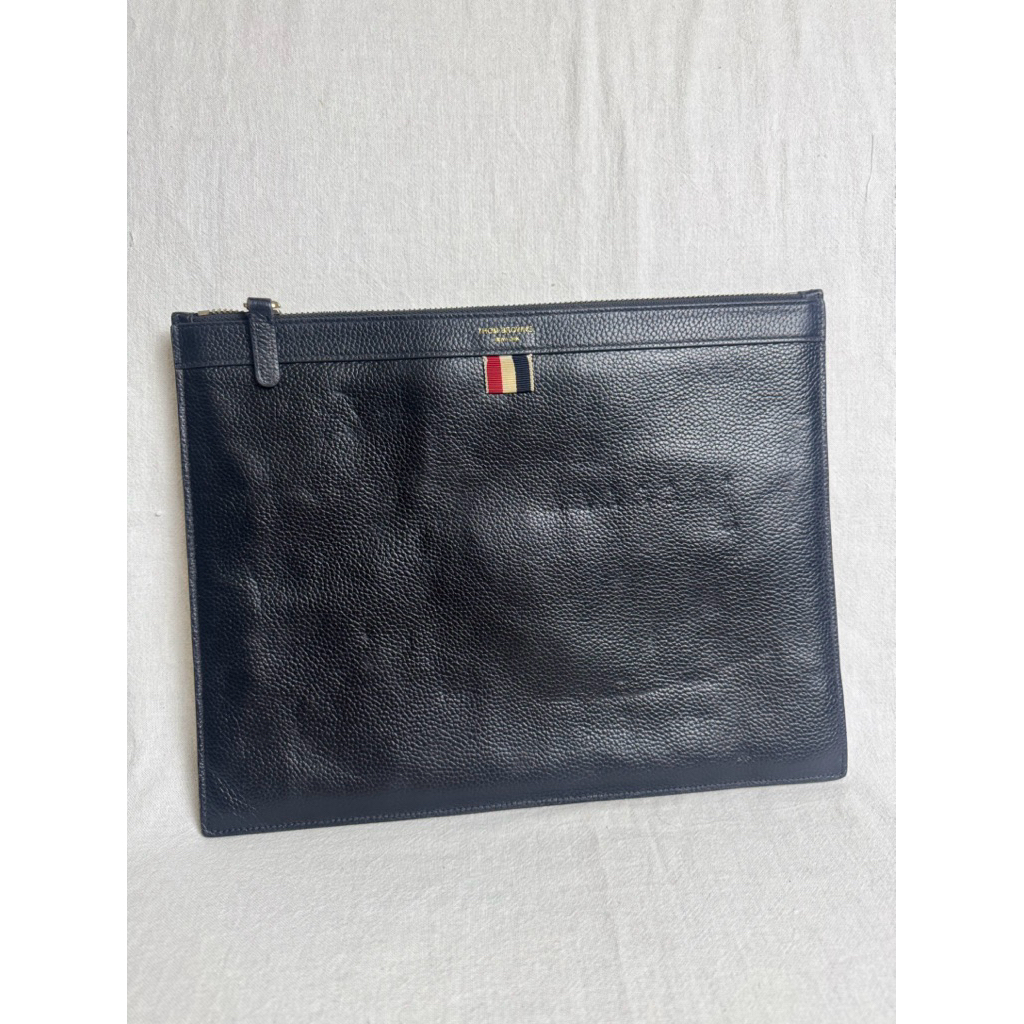 ZIPPED POUCH TOM BROWNE* PRELOVED BRANDED